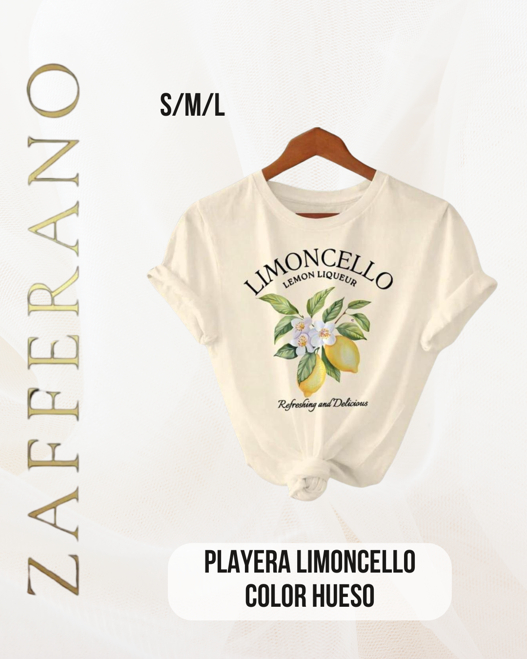 Playera Limoncello color amarillo