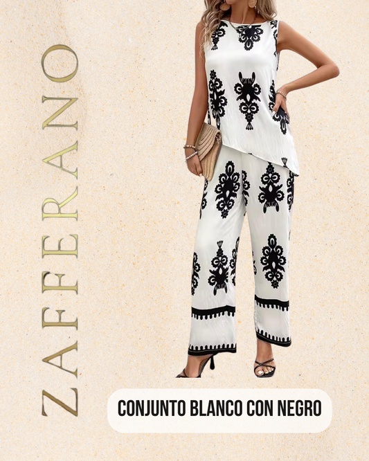 Conjunto Blanco con Negro